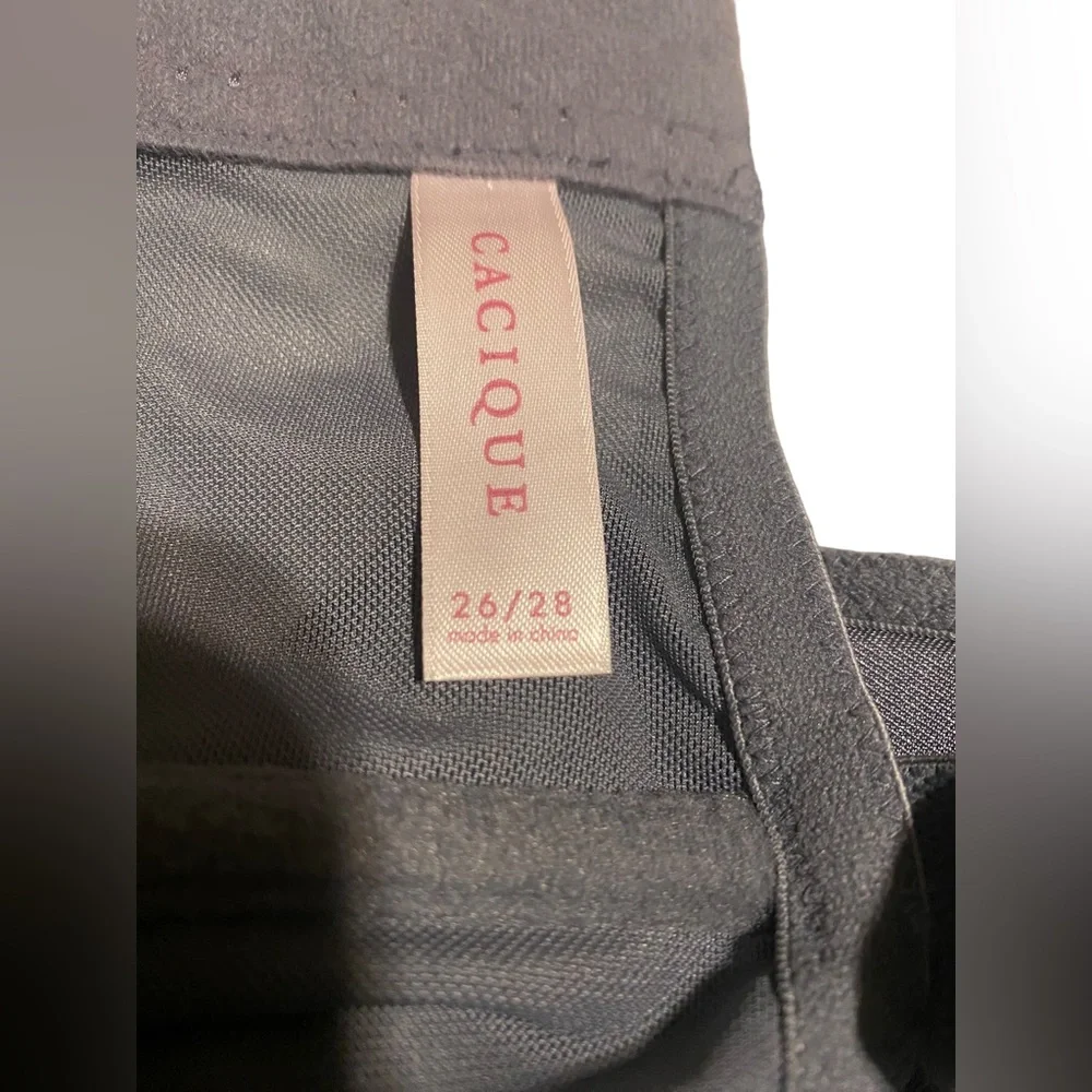 Cacique Intimates Lingerie Gray Corset Top Women’s Plus Size 26/28